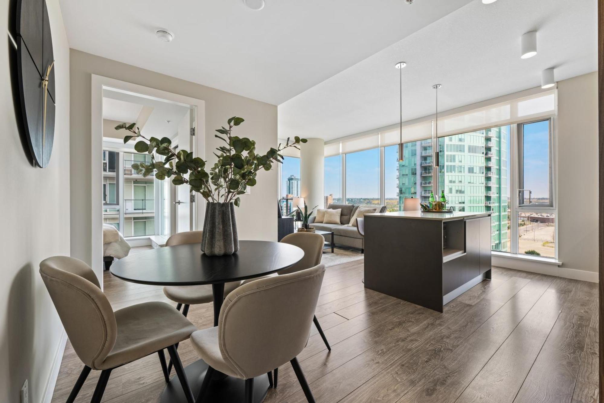 Modern Suite Calgary Downtown 5 Min Walk Stampede Eksteriør billede