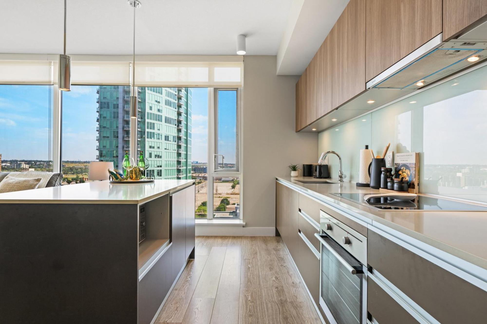Modern Suite Calgary Downtown 5 Min Walk Stampede Eksteriør billede